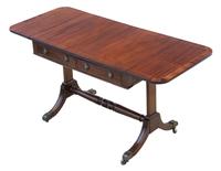 19th Century Inlaid Mahogany Folding Sofa Table (5 of 9) 19th Century Inlaid Mahogany Folding Sofa Table (5 of 9)