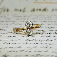 The Vintage Paired Flowers Fourteen Diamond Ring (2 of 6) The Vintage Paired Flowers Fourteen Diamond Ring (2 of 6)