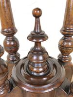 Victorian Walnut Oval Tilt Top Occasional Table (M-1713) (7 of 11) Victorian Walnut Oval Tilt Top Occasional Table (M-1713) (7 of 11)