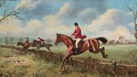 'The Fox Hunt' Original Vintage Country Sporting Pursuit Oil on Canvas Painting (7 of 17) 'The Fox Hunt' Original Vintage Country Sporting Pursuit Oil on Canvas Painting (7 of 17)