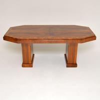 1920’s Art Deco Figured Walnut Dining Table (2 of 10) 1920’s Art Deco Figured Walnut Dining Table (2 of 10)