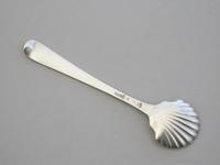 George III Silver Salt Spoon - Old English Bead Pattern by George Smith, London c.1780 (8 of 9) George III Silver Salt Spoon - Old English Bead Pattern by George Smith, London c.1780 (8 of 9)