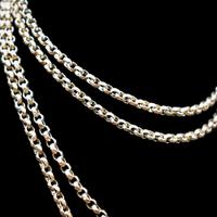Antique Long Faceted Belcher Rolled Gold Guard Muff Chain Necklace (2 of 8) Antique Long Faceted Belcher Rolled Gold Guard Muff Chain Necklace (2 of 8)