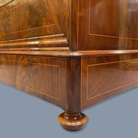 Exceptional French Marble Top Mahogany Inlaid Commode (5 of 12) Exceptional French Marble Top Mahogany Inlaid Commode (5 of 12)