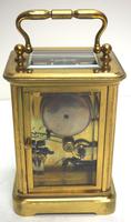 Good Antique French 8-day Carriage Clock Bevelled Case with Bell Alarm Feature (9 of 13) Good Antique French 8-day Carriage Clock Bevelled Case with Bell Alarm Feature (9 of 13)