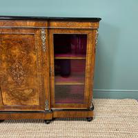 Spectacular Figured Walnut Victorian Break Fronted Antique Credenza (5 of 10) Spectacular Figured Walnut Victorian Break Fronted Antique Credenza (5 of 10)