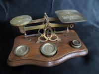 Old Post Office Letter Scale with Weights (4 of 4)