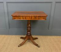 19th Century Flame Mahogany Lamp Table (4 of 10) 19th Century Flame Mahogany Lamp Table (4 of 10)