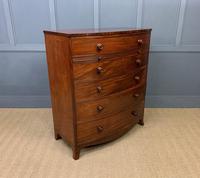 George IV Large Mahogany Bow Chest of Drawers (8 of 20) George IV Large Mahogany Bow Chest of Drawers (8 of 20)