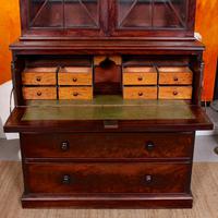 Tall Antique Secretaire Bureau Bookcase Astragal Glazed Mahogany Library Cabinet (6 of 13) Tall Antique Secretaire Bureau Bookcase Astragal Glazed Mahogany Library Cabinet (6 of 13)