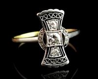 Vintage Art Deco Diamond Filigree Ring, 18ct Gold & Platinum (5 of 14) Vintage Art Deco Diamond Filigree Ring, 18ct Gold & Platinum (5 of 14)