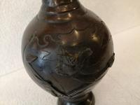 Superb 19th Century Japanese Bronze Vase (4 of 6) Superb 19th Century Japanese Bronze Vase (4 of 6)