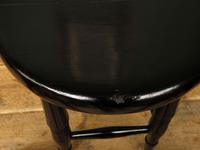 Set of Three Vintage Ebonized Stools (9 of 12) Set of Three Vintage Ebonized Stools (9 of 12)