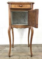 French Walnut and Marble Bedside Cupboard (5 of 9) French Walnut and Marble Bedside Cupboard (5 of 9)