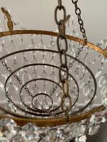 A Single Light French Waterfall Chandelier (5 of 8) A Single Light French Waterfall Chandelier (5 of 8)