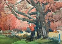 Leland Gustavson R.W.S Original Sporting Golfer Watercolour Painting (8 of 12) Leland Gustavson R.W.S Original Sporting Golfer Watercolour Painting (8 of 12)