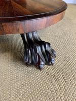 English Regency Rosewood Tilt Top Centre Table (5 of 7) English Regency Rosewood Tilt Top Centre Table (5 of 7)