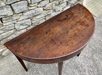 Georgian Mahogany Demi Lune D-End Console Table (7 of 14) Georgian Mahogany Demi Lune D-End Console Table (7 of 14)
