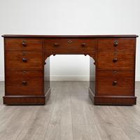 Antique 19th Century Finest Quality Desk In Mahogany