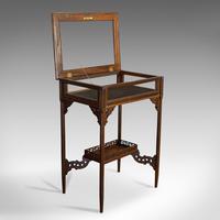 Antique Bijouterie Table, English, Walnut, Glass, Display, Edwardian c.1910 (3 of 12) Antique Bijouterie Table, English, Walnut, Glass, Display, Edwardian c.1910 (3 of 12)