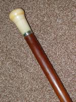 Antique Faux Ivory Pommel Topped Rosewood Walking Stick / Cane (5 of 13) Antique Faux Ivory Pommel Topped Rosewood Walking Stick / Cane (5 of 13)