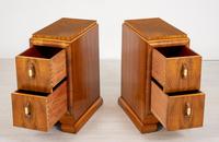 Superb Pair of Walnut Art Deco Bedside Cabinets (3 of 6) Superb Pair of Walnut Art Deco Bedside Cabinets (3 of 6)