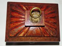 Regency Leather Covered Work Box (3 of 7) Regency Leather Covered Work Box (3 of 7)
