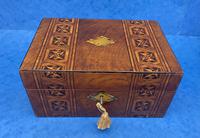 Victorian Mahogany Box with Tunbridge Ware Bands (11 of 15) Victorian Mahogany Box with Tunbridge Ware Bands (11 of 15)