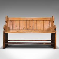 Antique Hallway Bench, English, Pine, Reception, Pew, Ecclesiastic, Victorian (2 of 12) Antique Hallway Bench, English, Pine, Reception, Pew, Ecclesiastic, Victorian (2 of 12)