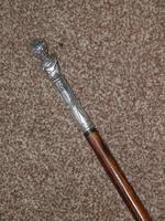 Antique Ladies Dress Cane Featuring Silver Plated Ladies Bust & Head Handle Top (8 of 11) Antique Ladies Dress Cane Featuring Silver Plated Ladies Bust & Head Handle Top (8 of 11)