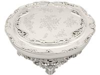Sterling Silver Jewellery Box - Antique Edwardian 1908 (12 of 12) Sterling Silver Jewellery Box - Antique Edwardian 1908 (12 of 12)