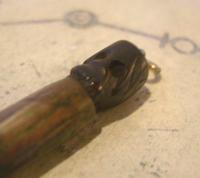 Antique Pocket Watch Chain Skull & Bullet Fob 1918 WW1 Trench Art Fob (3 of 7) Antique Pocket Watch Chain Skull & Bullet Fob 1918 WW1 Trench Art Fob (3 of 7)