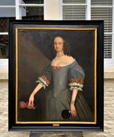 Huge Period Antique 3/4 Length Oil Portrait Painting of 17th Century Lady (11 of 13) Huge Period Antique 3/4 Length Oil Portrait Painting of 17th Century Lady (11 of 13)