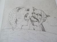 John Bellany Modern British / Scottish Etching "The Kiss" Artists Proof (4 of 5) John Bellany Modern British / Scottish Etching "The Kiss" Artists Proof (4 of 5)