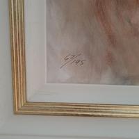 Gary Benfiled Limited Edition Hand Embellished Print Titled "Patience" with Certificate of Authenticity 67/195 (4 of 7) Gary Benfiled Limited Edition Hand Embellished Print Titled "Patience" with Certificate of Authenticity 67/195 (4 of 7)
