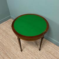 Elegant Small Edwardian Antique D End Games / Side Table (2 of 6) Elegant Small Edwardian Antique D End Games / Side Table (2 of 6)