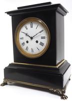 Antique French Slate & Ormolu Mantel Clock striking 8 day (9 of 11) Antique French Slate & Ormolu Mantel Clock striking 8 day (9 of 11)