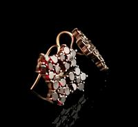 Antique Victorian Bohemian Garnet Flower Earrings, 9ct Gold (5 of 11) Antique Victorian Bohemian Garnet Flower Earrings, 9ct Gold (5 of 11)