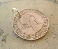 Vintage Pocket Watch Chain Fob 1959 Lucky Silver One Shilling Old 5d Coin Fob (4 of 8) Vintage Pocket Watch Chain Fob 1959 Lucky Silver One Shilling Old 5d Coin Fob (4 of 8)