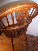 Matched Pair of Yew Windsor Chairs (11 of 13) Matched Pair of Yew Windsor Chairs (11 of 13)