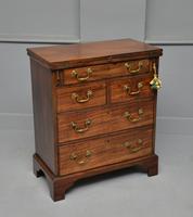 Small Georgian Mahogany Bachelors Writing Chest of Drawers with Provenance (24 of 24) Small Georgian Mahogany Bachelors Writing Chest of Drawers with Provenance (24 of 24)