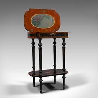 Antique Napoleon III Side Table, French, Etagere, Burr Walnut, Sewing c.1870 (2 of 12) Antique Napoleon III Side Table, French, Etagere, Burr Walnut, Sewing c.1870 (2 of 12)