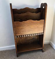 Arts and Craffts Oak Bookcase Magazine Rack (2 of 4) Arts and Craffts Oak Bookcase Magazine Rack (2 of 4)