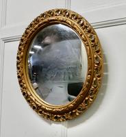 Carved Convex Gilt Wall Mirror (3 of 4) Carved Convex Gilt Wall Mirror (3 of 4)