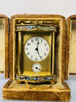 Miniature Carriage Clock 19th Century (2 of 8) Miniature Carriage Clock 19th Century (2 of 8)