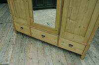 Superb! Old Triple Door 'Knock Down' Pine Combination Wardrobe - We Deliver! (9 of 11) Superb! Old Triple Door 'Knock Down' Pine Combination Wardrobe - We Deliver! (9 of 11)
