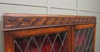 Oak Leaded Door Bookcase (7 of 9) Oak Leaded Door Bookcase (7 of 9)
