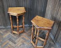 Pair of Turned Oak Bedside Tables (3 of 5) Pair of Turned Oak Bedside Tables (3 of 5)