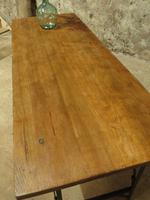 Industrial Vintage Folding Trestle Dining Table with Metal Legs & Reclaimed Top (6 of 17) Industrial Vintage Folding Trestle Dining Table with Metal Legs & Reclaimed Top (6 of 17)
