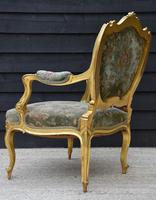 Beautiful Matched Pair of Fine Quality French Gilt Armchairs c.1900 (4 of 16) Beautiful Matched Pair of Fine Quality French Gilt Armchairs c.1900 (4 of 16)